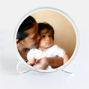 Custom Round Photo Coaster, Display Gift! (Single)