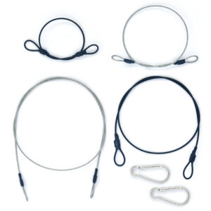 Camera Safety Kit for GoPro & Action Cameras – (Pack of 4 + 2 Clips) | Stainless Steel Anti-Drop Security Cable for GoPro, DJI, Insta360 & Action Cameras