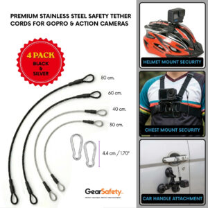 Camera Safety Kit for GoPro & Action Cameras – Pack of 4
