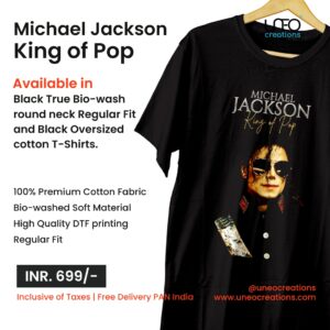 Michael Jackson King of Pop Tribute T-Shirt | Classic Black Edition